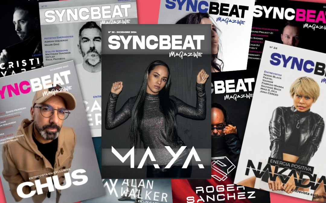 Maya Fourteen na capa da Sync Beat Magazine